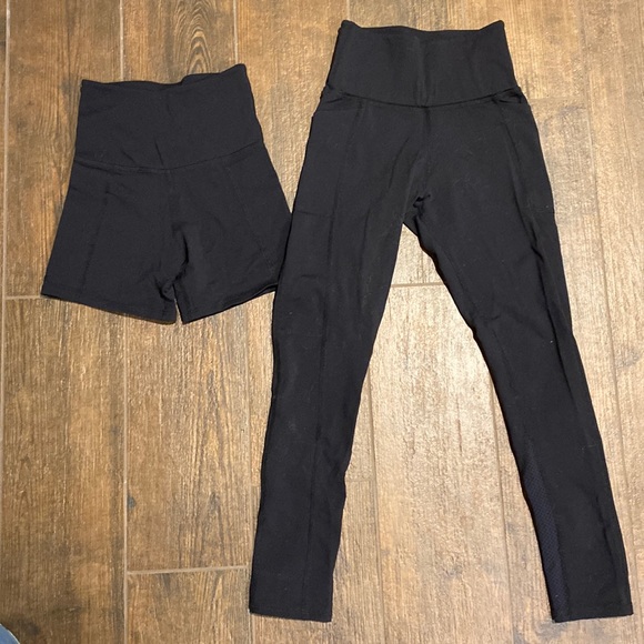 NWOT Kilogram cut shorts and leggings
